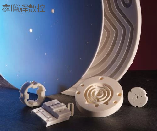 從這個(gè)樣本可以看出陶瓷加工的陶瓷工件的多樣性和復(fù)雜性，圓盤(pán)直徑12英寸